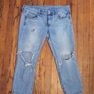 American Eagle light was Artist Crop Stretch Jeans size 12